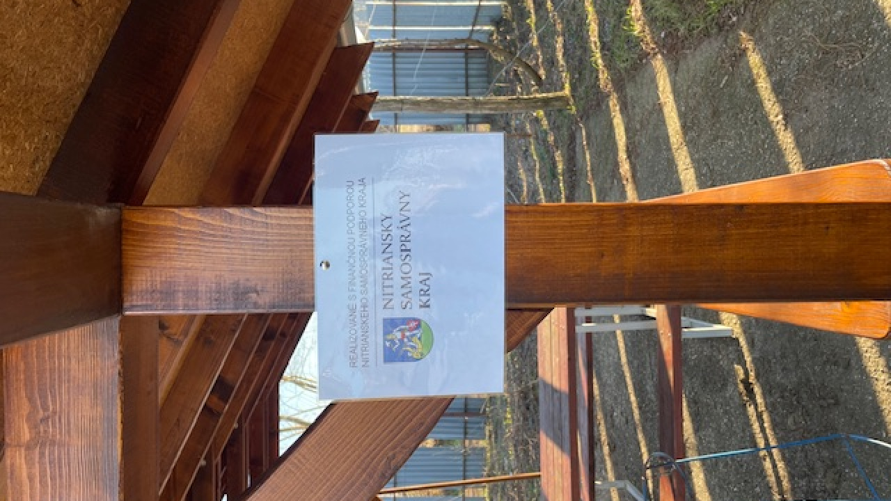 Dokončenie výstavby altánku s oddychovou zónou Dokončenie výstavby altánku s oddychovou zónou