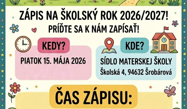 Fotka - Zápis do MŠ